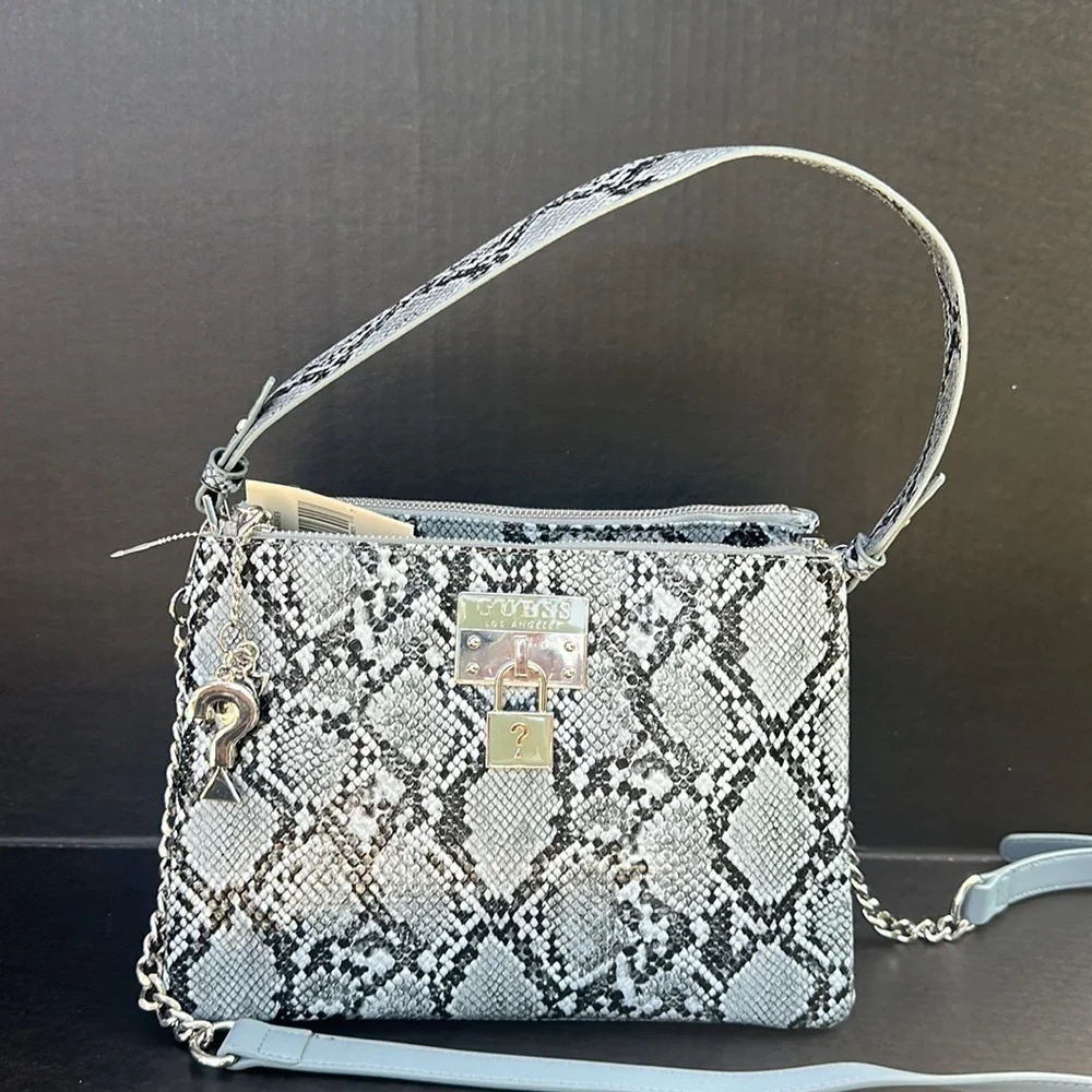 New GUESS Marg Top Handle Satchel